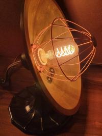 Vintage Copper Light made from AC Gilbert Heater, circa 1940s