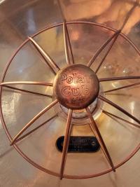 Vintage Copper Light made from AC Gilbert Heater, circa 1940s