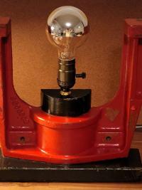 Vintage Foundry Mold "DROTT Light" Industrial Lamp