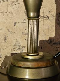 Streamline Art Deco Desk Lamp with Pen Holder Antique Table Lamp, Circa 1920 - 1930