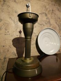 Streamline Art Deco Desk Lamp with Pen Holder Antique Table Lamp, Circa 1920 - 1930