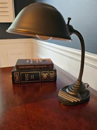 Vintage Eagle brand art deco Desk Lamp, circa 1930s - 1940s