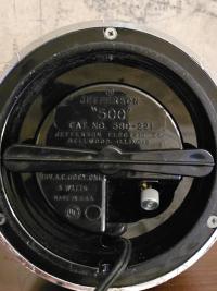 Vintage Jefferson 500 Desk Clock