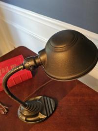 Vintage Eagle Brand art deco Desk Lamp, circa 1930s