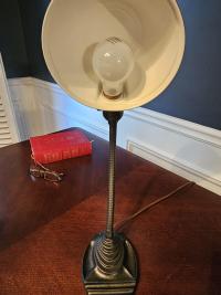 Vintage Eagle Brand art deco Desk Lamp, circa 1930s