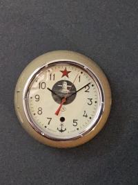 Vintage Soviet Navy Submarine mechanical clock “Komandirskie”