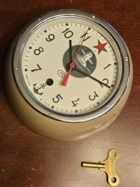Vintage Soviet Navy Submarine mechanical clock “Komandirskie”