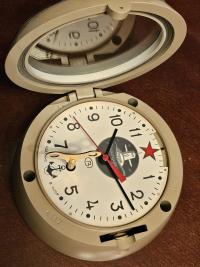 Vintage Soviet Navy Submarine mechanical clock “Komandirskie”
