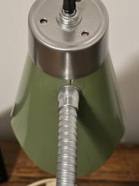 Mid Century Modern Atomic Green Desk Lamp 1960s