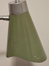 Mid Century Modern Atomic Green Desk Lamp 1960s