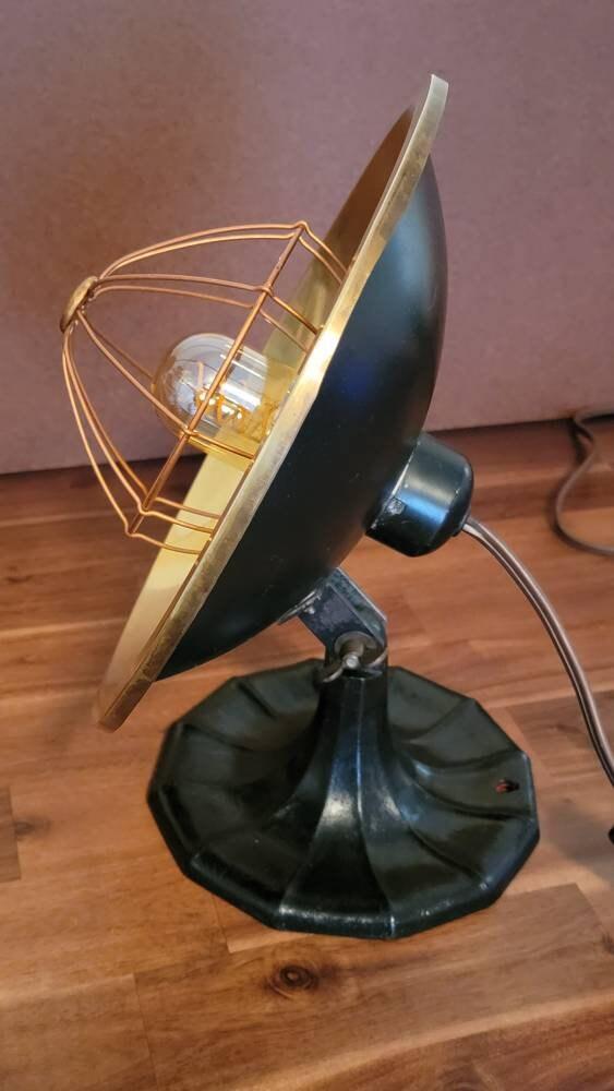 Vintage Copper Light made from AC Gilbert Heater, circa 1940s