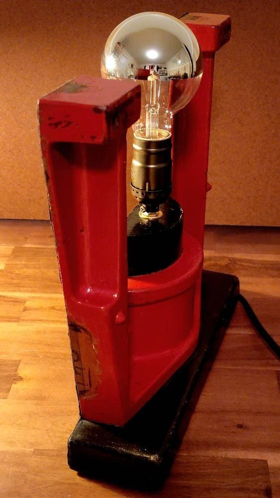 Vintage Foundry Mold "DROTT Light" Industrial Lamp