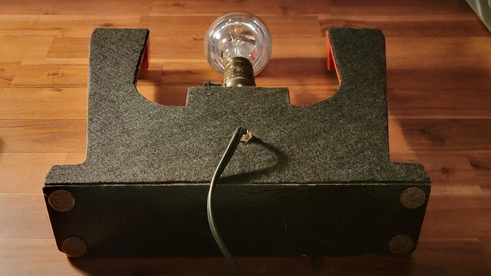 Vintage Foundry Mold "DROTT Light" Industrial Lamp