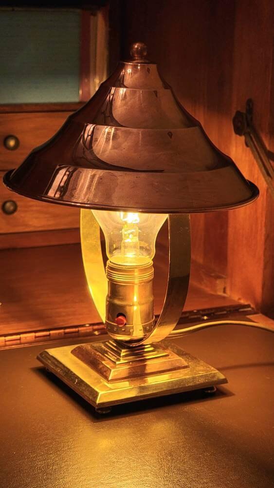 Rare Vintage Chase art deco "Glow Lamp" circa 1930s