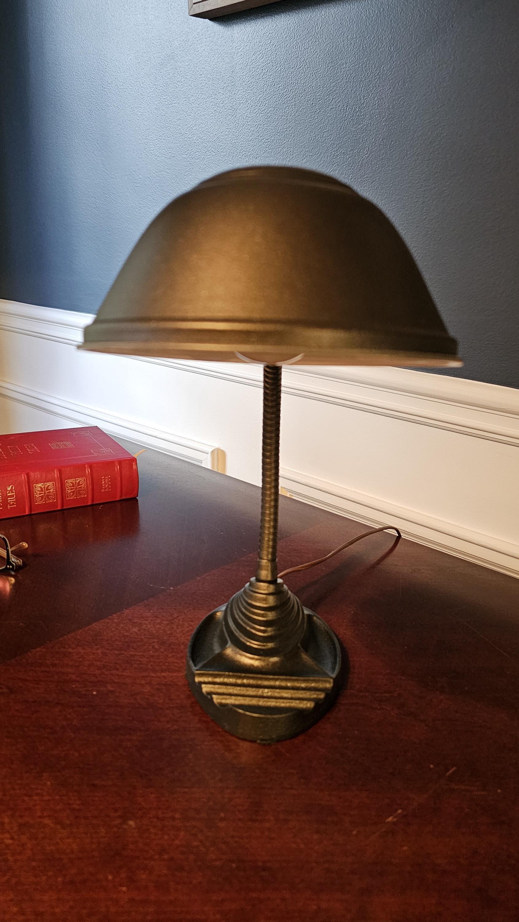 Vintage Eagle Brand art deco Desk Lamp, circa 1930s