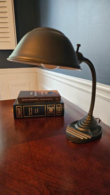 Vintage Eagle brand art deco Desk Lamp, circa 1930s - 1940s