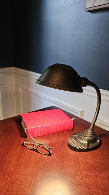 Vintage Eagle Brand art deco Desk Lamp, circa 1930s