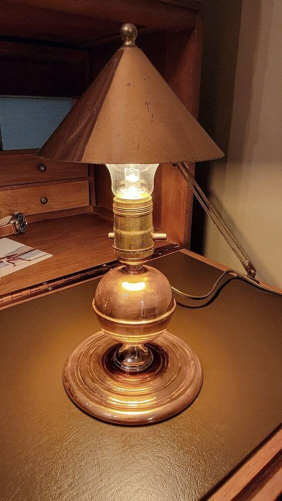 Rare Vintage Chase art deco "Glow Lamp" circa 1930s